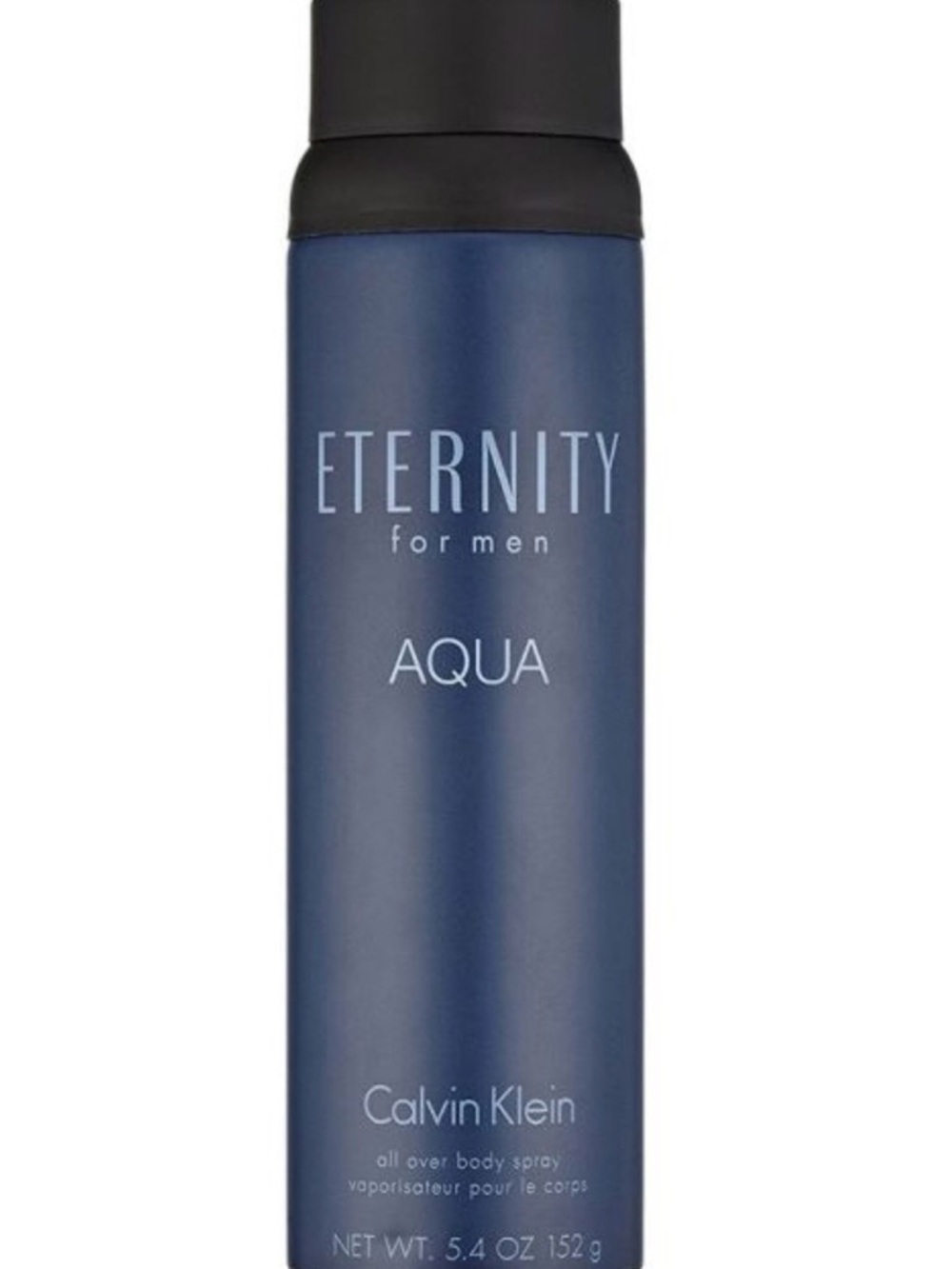 Calvin Klein Eternity Aqua Men Body Spray - Dark Blue and Black can
